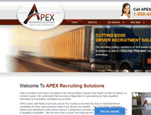 Tablet Screenshot of apexdrivers.com